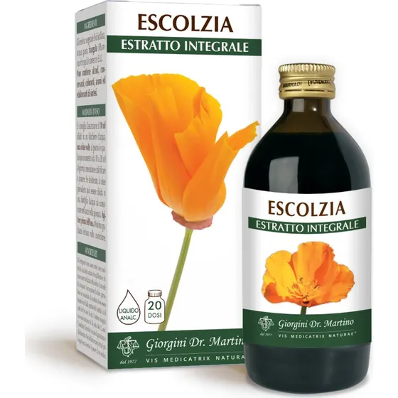 Dr. Giorgini Escolzia Estratto Integrale Integratore Rilassante 200 ml