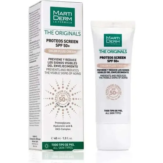 Martiderm Proteos Screen SPF 50+ Fluido Protettivo Colorato 40 ml