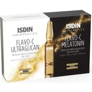 Isdinceutics Flavo-C Ultraglican e Melatonina Kit 20 Fiale