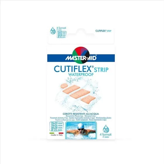 Master-Aid Cutiflex Strip Cerotti Impermeabili 20 Micron - 20 Pz