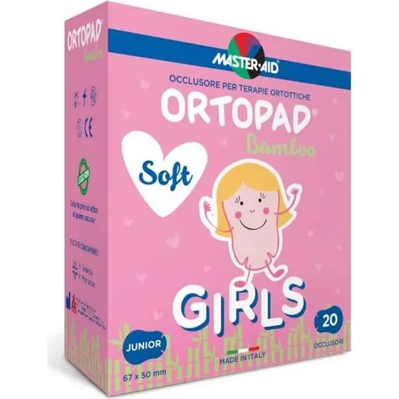 Master-Aid Ortopad Soft Girls Junior Occlusore 20 Pz