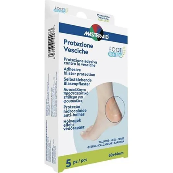 Master-Aid® Foot Care Protezione Vesciche 5 Cerotti Tallone 69x44mm