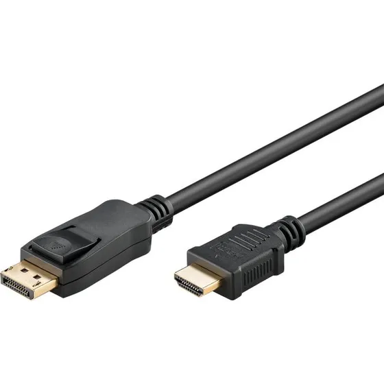Goobay DP 1.2 a HDMI 1.4, 1 m, nero