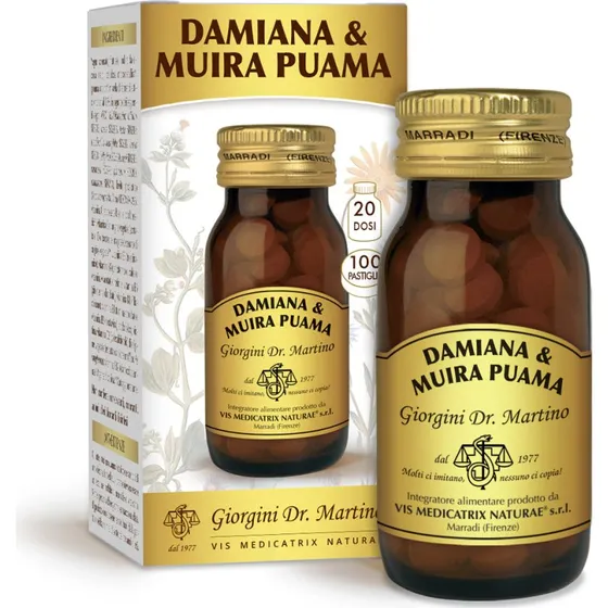 Dr. Giorgini Damiana & Muira Puama Integratore Tonico 100 Pastiglie