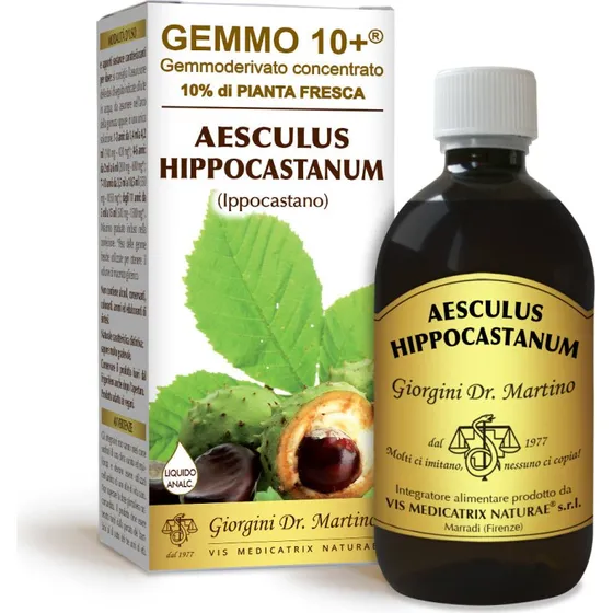 Gemmo 10+ Ippocastano Dr. Giorgini - Estratto Gemmoderivato 500 ml