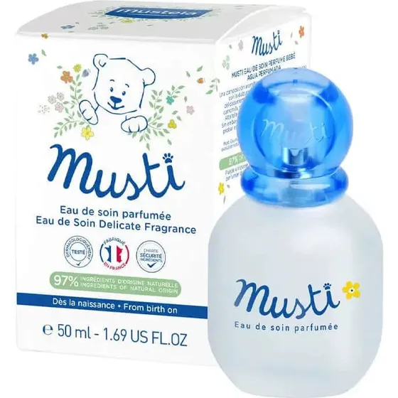 Mustela Musti Eau de Soin Profumo per Bambini, 50 ml