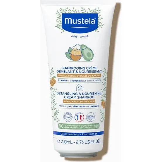 Mustela Shampoo Nutriente per Capelli Ricci e Mossi 200 ml