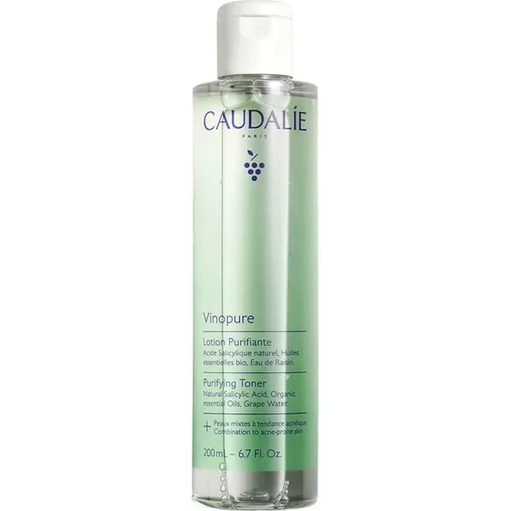 Caudalie Vinopure Tonico Purificante per la Pulizia del Viso, 200ml