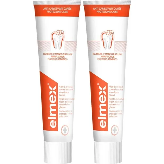 Elmex® Dentifricio Protezione Carie 2x75 ml