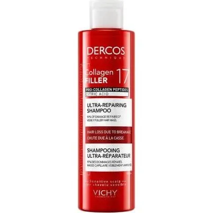 Vichy Dercos Collagen 17 Filler Shampoo Ultra-Riparatore 200 ml
