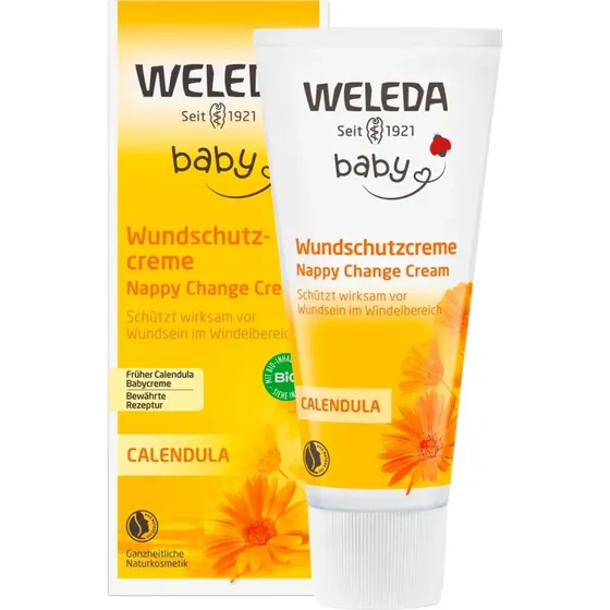 Weleda Crema alla Calendula per la zona del pannolino, 75 ml
