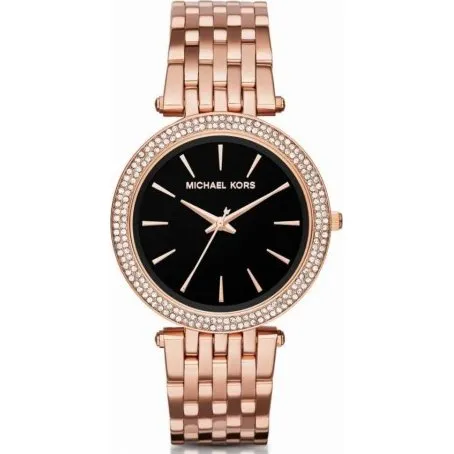 Michael Kors Orologio Darci MK3402 Donna Nero Acciaio Rosa