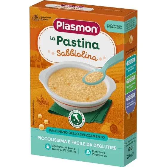 Plasmon Pasta Sabbiolina per Neonati, 300 g