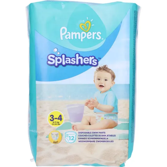 Pampers Splashers Pannolini da Nuoto Baby Shark Taglia 3-4 (6-11 kg)