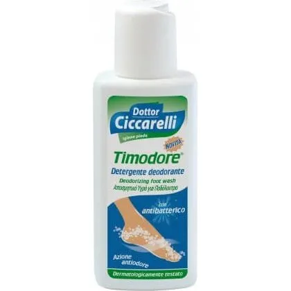 Timodore Detergente Deodorante Antibatterico per Piedi 200 ml