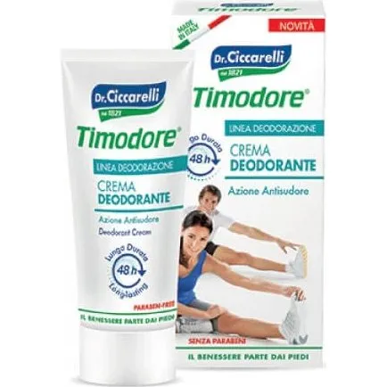 Timodore Crema Deodorante Piedi Antiodore 50 ml