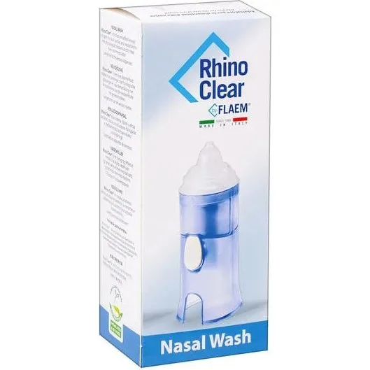 FLAEM Rhino Clear Nebulizzatore Nasale per Pulizia Seni Paranasali
