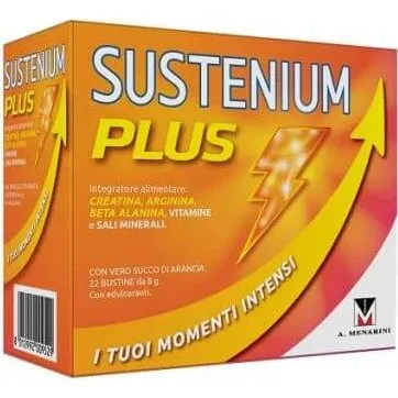 Sustenium Plus Integratore Energizzante con Vitamine e Aminoacidi 22 Bustine