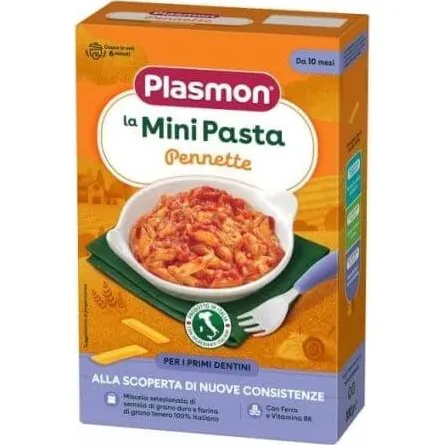 Plasmon Pennette Baby Pasta per Neonati +10 Mesi, 300 g