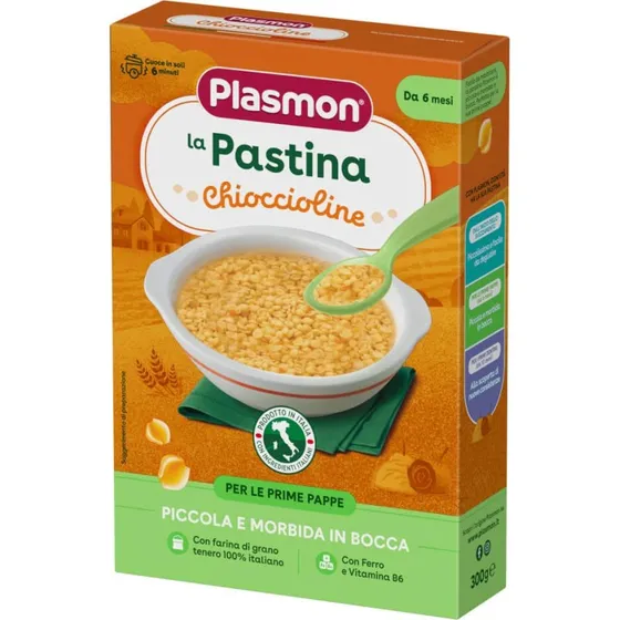 Plasmon Chioccioline Melcisori +6 mesi, 300 g