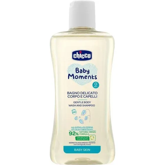 Chicco Baby Moments Shampoo e Detergente 2 in 1 Corpo e Capelli 200ml