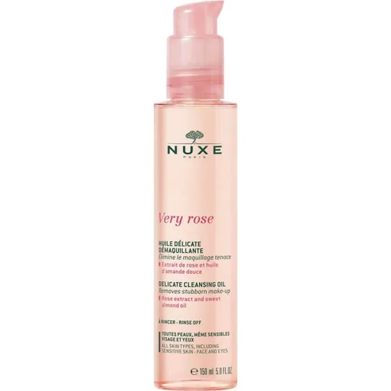 Nuxe Very Rose Olio Struccante e Detergente 150 ml