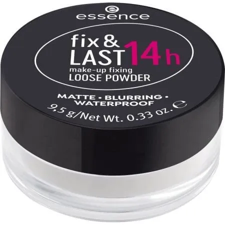 Essence Fix & Last 14h Cipria Fissante Opacizzante, 9,5 g
