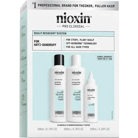 Nioxin New Scalp Recovery Kit - Trattamento Antiforfora Completo