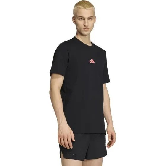 T-shirt adidas Slogan Running per Uomo - Bianco - XL