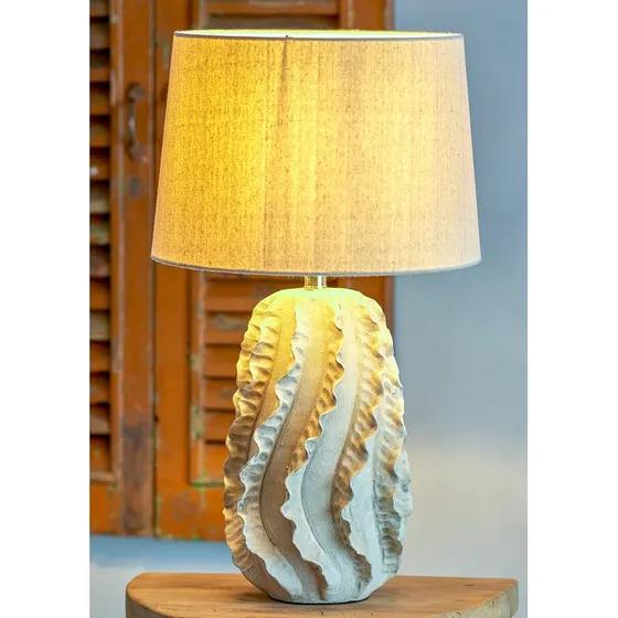 Bloomingville Natika Lampada da Tavolo Beige