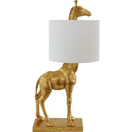 Bloomingville Lampada da tavolo SILAS giraffa oro
