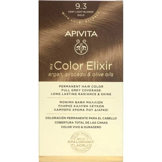 Apivita My Color Elixir Colore Permanente N9.3 Biondo Oro Molto Chiaro