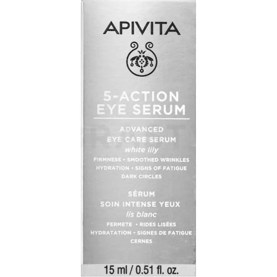 Apivita Siero Contorno Occhi 5-Action al Giglio Bianco 15ml
