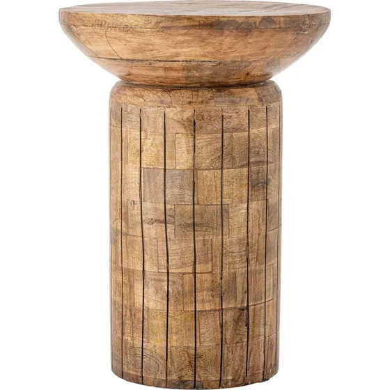 Bloomingville Tavolino Yasme Rotondo in Mango Massiccio 30cm