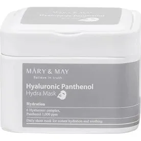 Mary & May Maschera in Tessuto Hyaluronic Pantenol Hydra, 30 pz