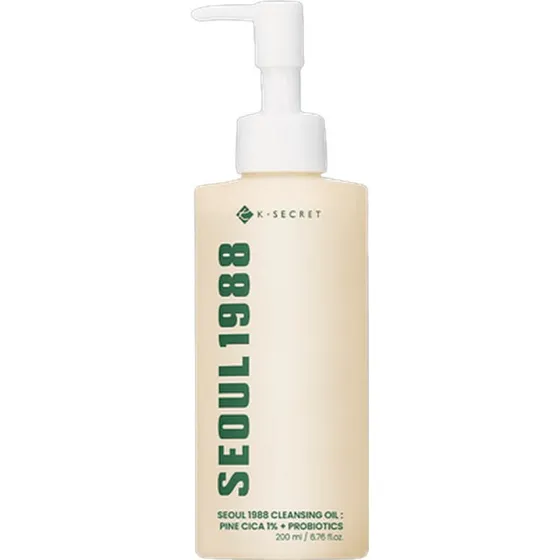 K-Secret Seoul 1988 Pine Cica 1% + Probiotics Cleansing Oil 200 ml