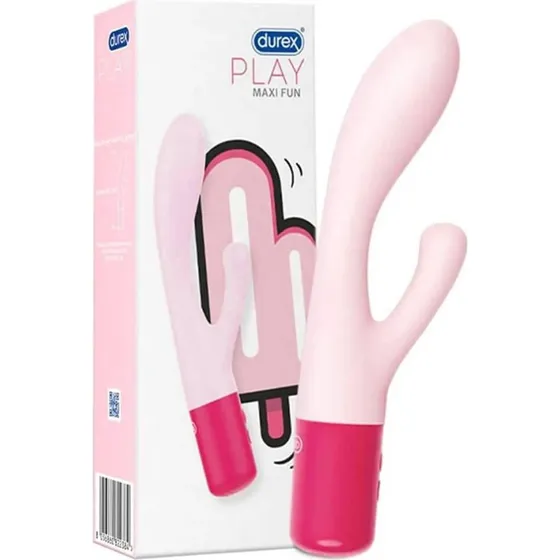 Durex Maxi Fun Dual Head Pink Vibratore Stimolante Ricaricabile