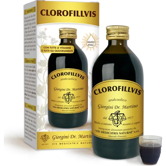 Dr Giorgini Clorofillvis Integratore Liquido Analcolico 200 ml