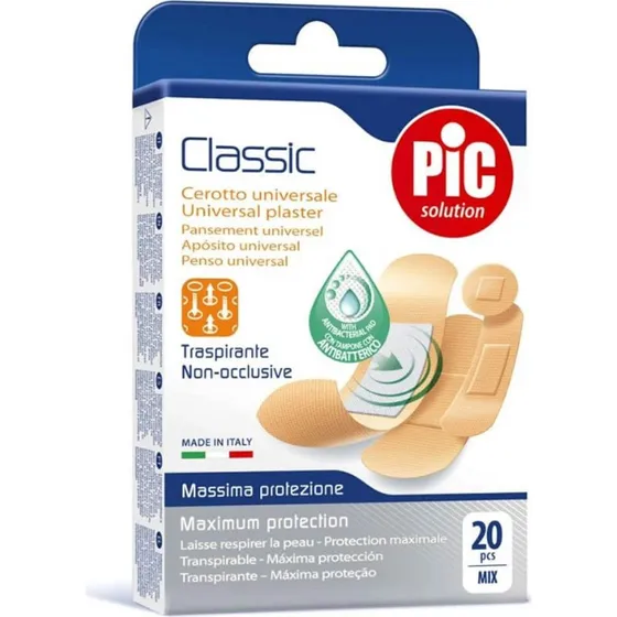 Pic Classic Cerotti Universali Antibatterici Mix 20 Strisce