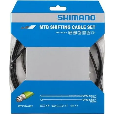 Shimano OT-SP41 Set Cavi Cambio MTB Optislick, Nero