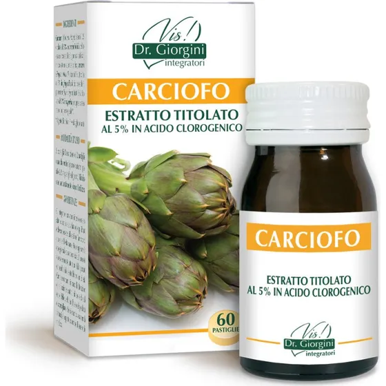 Dr Giorgini Carciofo Estratto Titolato 5% Acido Clorogenico 60 Pastiglie