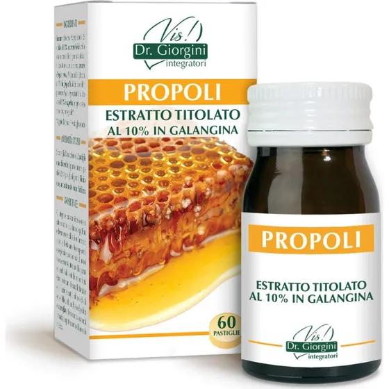 Vis Dr. Giorgini Propoli Estratto Titolato al 10% in Galangina 60 Pastiglie