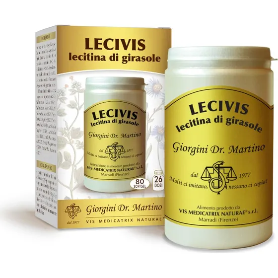 Lecivis Dr Giorgini Lecitina di Girasole con Olio di Lino e Vitamina E