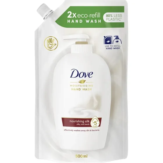 Dove Sapone Liquido Silk Ricarica 500 ml
