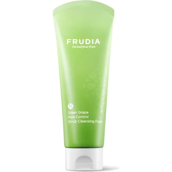 Frudia Green Grape Pore Control Scrub Cleansing Foam, 145 ml