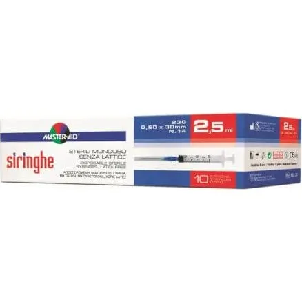 Master-Aid Siringa per venipuntura 2,5 ml 10 gauge