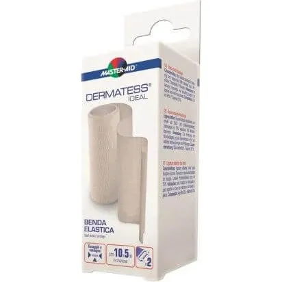 Master-Aid Dermatess Ideal Benda Elastica con Clip, 5m x 10cm