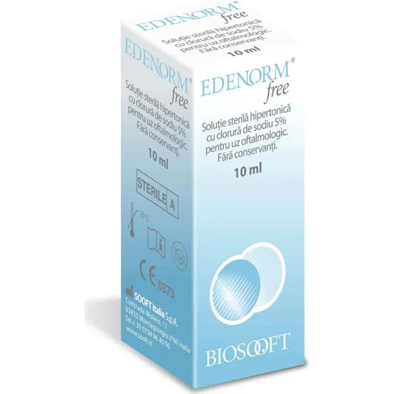 Edenorm Free Soluzione Oftalmica 5% Sodio Cloruro 10 ml