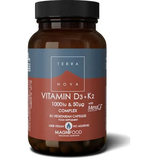 Terranova Vitamina D3 + K2 Complex - 50 Capsule