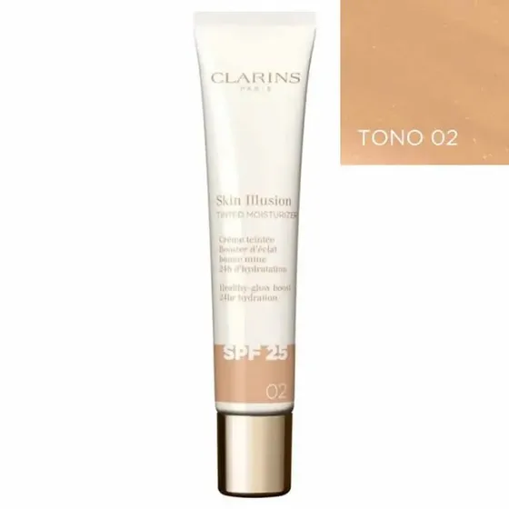 Clarins Skin Illusion Tinted Moisturizer SPF25 02 - 40ml